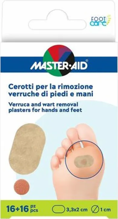 FootCare Cerotti Rimozione Verruche mani e piedi 16 pezzi