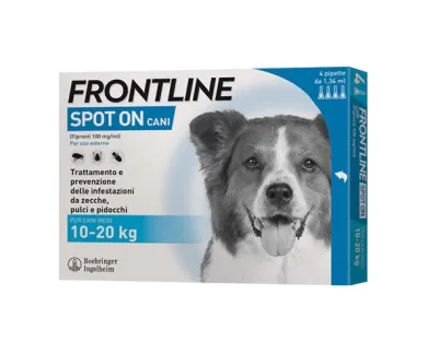 Frontline Spot On 4 Pipette 1,34 ml Cani da 10 a 20 Kg