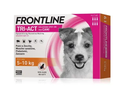 Frontline tri-act 6 pipette 1 ml 5-10 kg