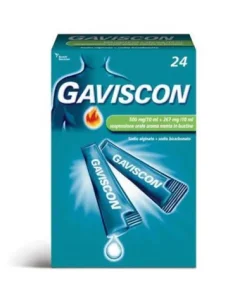 Gaviscon contro bruciore di stomaco 24 buste 500 267 mg 10 ml