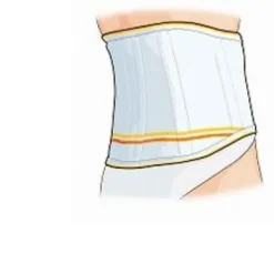 GIBAUDORTHO CINTURA LOMBARE STECCCATA MISURA 2