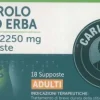 Glicerolo Carlo Erba Adulti contro stitichezza 18 supposte