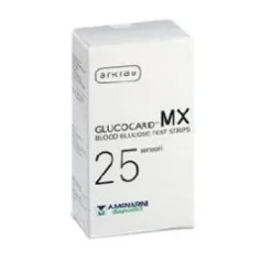 GLUCOCARD MX BLOOD GLUCOSE 25 PEZZI