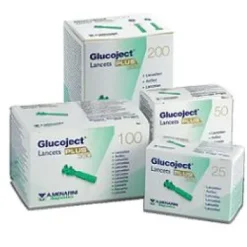 GLUCOJECT LANCETS PLUS G33 25 PEZZI