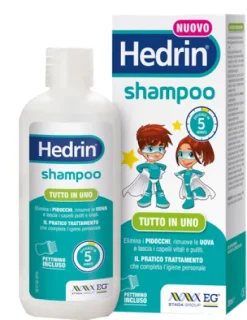 Hedrin Shampoo Antipediculosi con pettine flacone da 200 ml