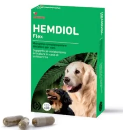Hemdiol Flex Mangime complementare cane 30 capsule 500 mg