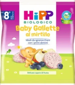 HIPP BIO BABY GALLETTE AL MIRTILLO
