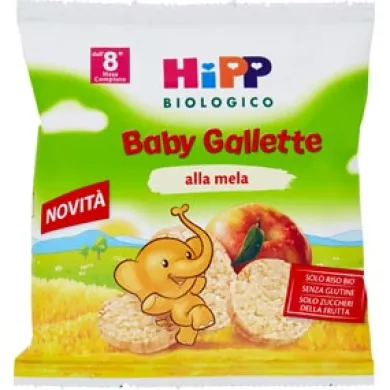 HIPP BIO BABY GALLETTE DI RISO ALLA MELA