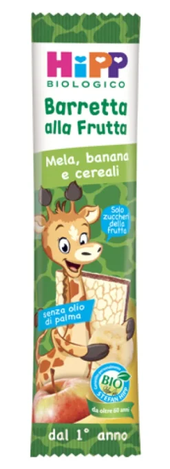 HIPP BIO BARRETTA ALLA FRUTTA MELA, BANANA E CEREALI