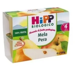 HIPP BIO MERENDA FRUTTA GRATTUGIATA MELA E PERA