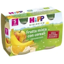 HIPP BIO OMOGENEIZZATO FRUTTA MISTA CON CEREALI