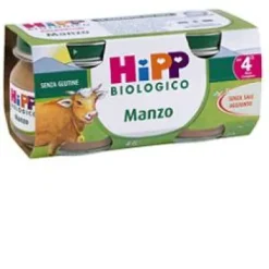 HIPP BIO OMOGENEIZZATO MANZO 2 X 80 G