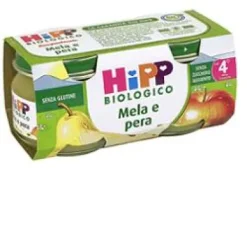 HIPP BIO OMOGENEIZZATO MELA-PERA 2X80 G