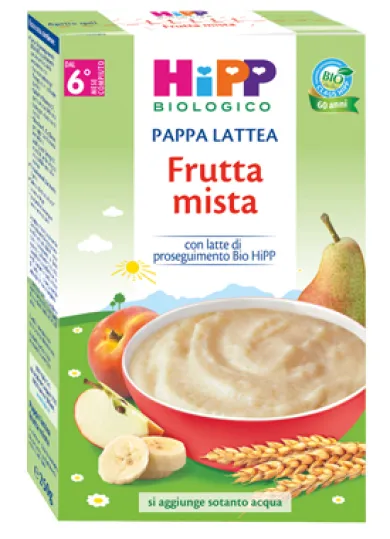 HIPP BIO PAPPA LATTEA FRUTTA MISTA