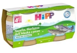 HIPP OMOGENEIZZATO NASELLO, MERLUZZO E PATATE