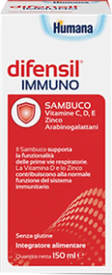 Humana Difensil Immuno Integratore flacone da 150 ml