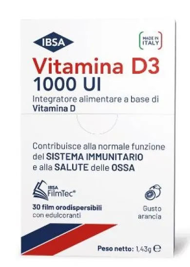 Ibsa Vitamina D3 1000UI 30 Film