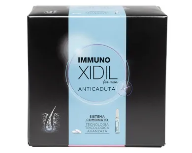 Immunoxidil Uomo anticaduta capelli 15 fiale