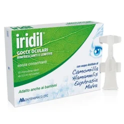 Iridil Gocce Oculari rinfrescanti e lenitive 10 ampolle monodose