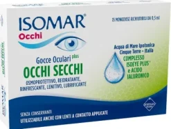 Isomar Occhi Secchi Gocce Oculari Plus 0,25% 15 flaconi