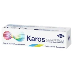 Karos Gola per il mal di gola e tosse secca 20 pastiglie