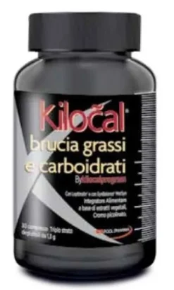 Kilocal Brucia Grassi Carboidrati per perdita peso 30 compresse
