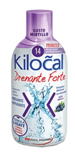 Kilocal Drenante Forte Integratore Mirtillo 500 ml