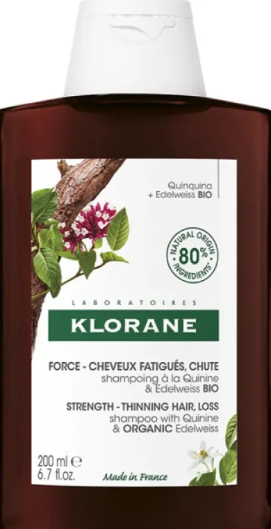 Klorane Shampoo Chinina e Stella Alpina Bio 400 ml