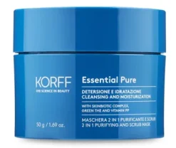 Korff Essential Pure Maschera 2 in 2 Purificante e Scrub 50 ml