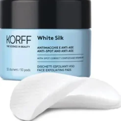 Korff White Silk Dischetti Esfolianti Viso 50 pezzi