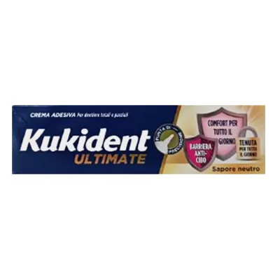 Kukident Ultimate sapore neutro crema per protesi dentale 40g