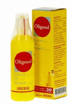 Labcatal Oligosol Rame Argento Oro per sistema immunitario 60 ml