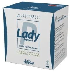 Lady Presteril Pura Protezione 10 Assorbenti Notte con ali