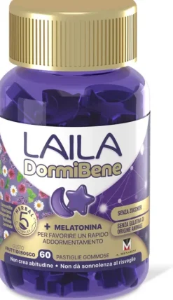 Laila Dormibene Integratore Alimentare 60 gommose