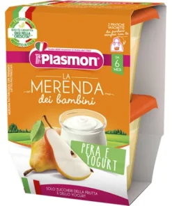 LA MERENDA DEI BAMBINI PERA E YOGURT