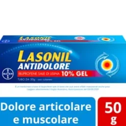 Lasonil Antidolore articolare e muscolare Gel 50 G 10 %
