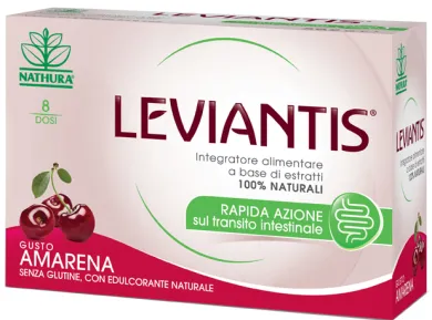 Leviantis Integratore Alimentare gusto Amarena 16 bustine