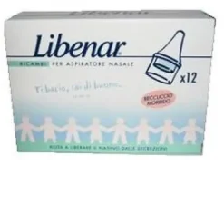 LIBENAR FILTRI PER ASPIRATORE NASALE 12 PEZZI