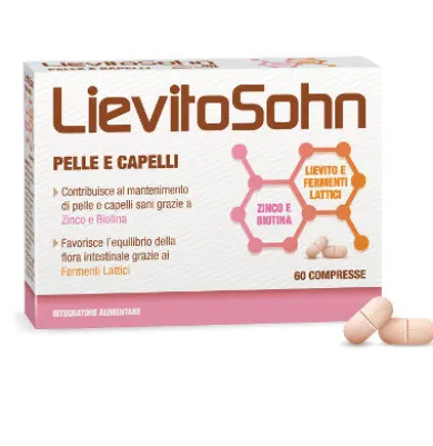 LievitoSohn Integratore Alimentare pelle e capelli 60 compresse