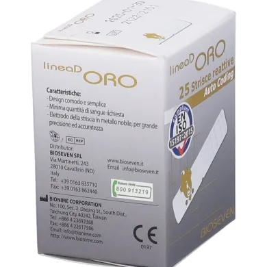 Linea D Oro 25 Strisce Glicemia