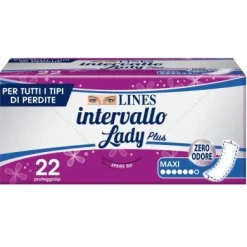Lines Intervallo Maxi Lady Plus 22 pezzi