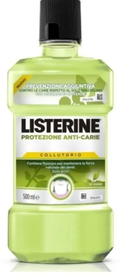 Listerine Protezione Anti-Carie collutorio igiene bocca 500 ml