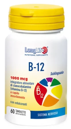 LONGLIFE B-12 1000 MCG 60 TAVOLETTE