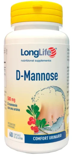 Longlife D-Mannose Integratore Alimentare 60 capsule