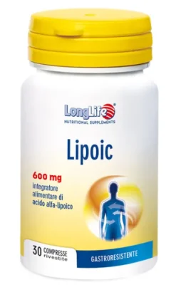 Longlife Lipoic 600 Integratore Alimentare 30 compresse