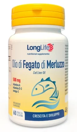 Longlife Olio Fegato Di Merluzzo 500 Mg 60 Perle