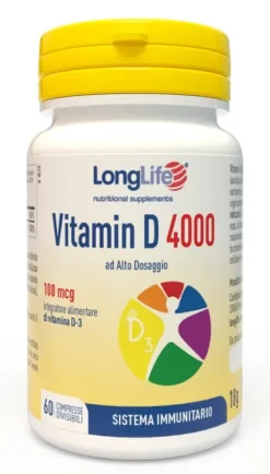 Longlife Vitamin D4000Ui 60 compresse