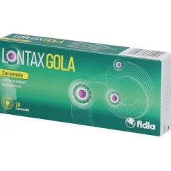 Lontax Gola contro sintomi influenzali 20 caramelle