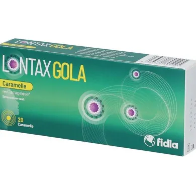 Lontax Gola contro sintomi influenzali 20 caramelle