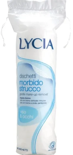 Lycia Dischetti in cotone struccanti per viso e occhi 80 pezzi